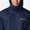 Columbia Inner Limits Letter Print Waterproof Hooded Long Sleeve Jacket Men Jackets Navy WE3535-464