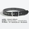 Creative Eye Rivet Belt Goth Style Pin Buckle Man/Woman  Casual Punk Style Pu Leather Waistband For Jeans Y2K Belt