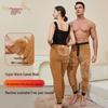 Men's and Women's Thick Camel Wool Warm Pants, High-Waisted, Plus Size, Suitable for Autumn and Winter Cold-Proof.