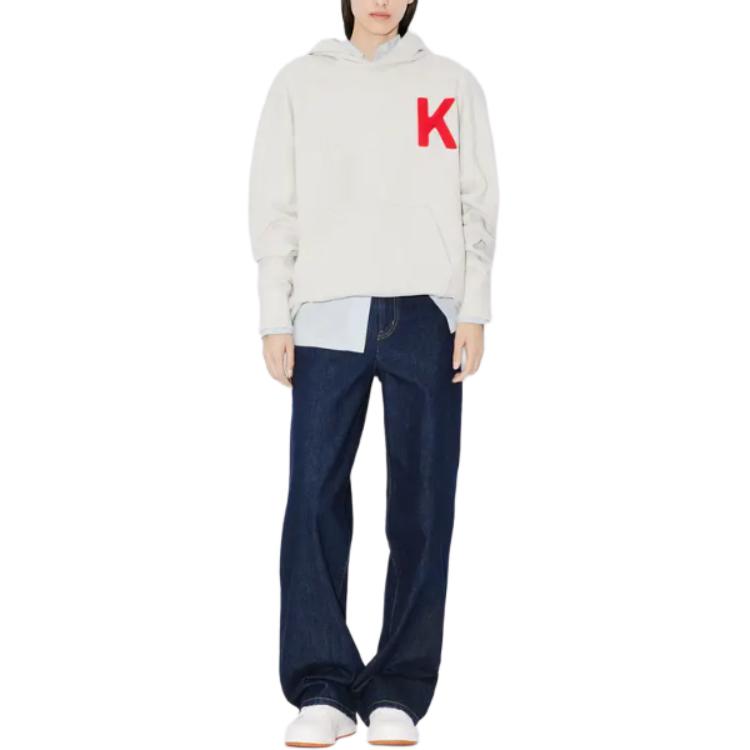 KENZO Lucky Tiger Genderless Embroidered Oversized Hoodie FE58SW0114MF-93