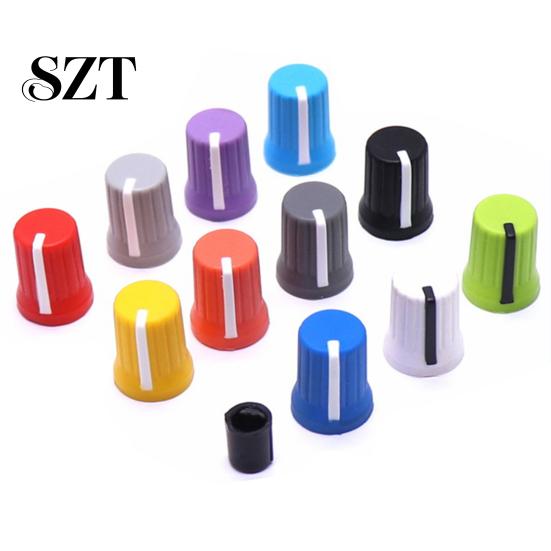 Rotary Knob Replacement 5Pcs Universal EQ Wear Resistant Knobs Mini Size Simple Installation Equalizer Potentiometer Fader Flexible Rubber