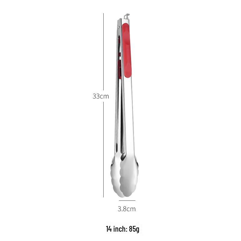 4-Piece Stainless Steel Food Tongs Set