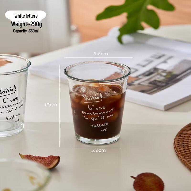 Irregular Heat-Resistant Transparent Glass Drinking Cup