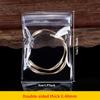 Sacchetto Sigillante Autoadesivo in PVC Spesso Altamente Trasparente Sacchetto per Imballaggio e Conservazione Usato per Gioielli Spille Anelli Braccialetti Ferramenta Pezzi Fatti a Mano Tasche