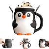 Cute Penguin Ice Cream Pint Holder, 3D Printing Pebbles The Penguin Ice Cream Pint Containers With Antifreeze Handle