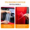 TPU PPF Protective Film Kit for Tesla Model 3 2017-2024 Car Front Rear Door Paint Protection Transparent Sticker Auto Decal