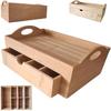 Bamboo Box Organizer Tray Container For Cosmetics Products 7 Pr`Egrody