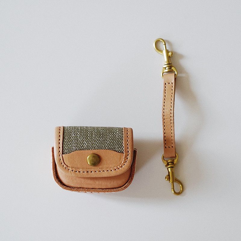 

Защитный чехол для наушников Airpodspro12 Три поколения Минималистичный дизайн Скелетон-скин Кулон Кожаный чехол для мужчин и женщин Новинка Apple Airpods Pro1/2 Poplar Green