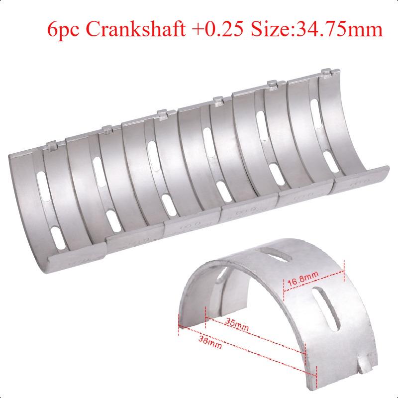 34.5mm 35mm Motorcycle Connecting Rod Crankshaft Main Bearing Set 92139-0032/4 for KAWASAKI ZX-10R 2007 ZX 10R ZX10R 2007