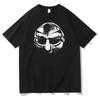 Rapper Mf Doom Madvillainy Metal Face Grafikdruck T-Shirt Herren Lässiges Oversize-T-Shirt Männlich Hip Hop Mode T-Shirts Kurzarm