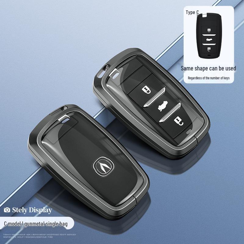 Changan Key Case for CS75, CS55, Eado XT, CS35 Plus, Ruicheng - Transparent Full Cover.