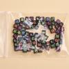 6mm 80buc Breloc Litere Patrate Mixte Alfabet Rus Acrilic Mărgele colorate pentru Confecţionarea de bijuterii DIY Breloc Colier Brăţară Accesorii lucrate manual