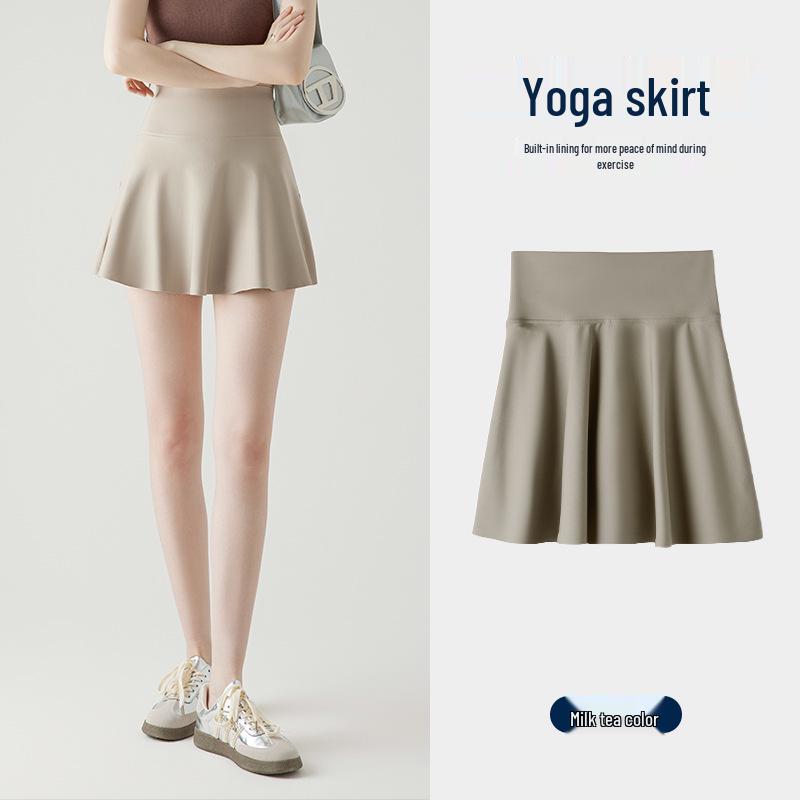 Women s High-Waist Sports Skort with Built-in Liner for Running, Yoga, and Tennis
