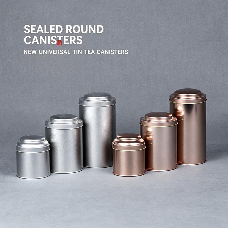 Titanium Alloy Tea Can Travel Portable Sealed Jar Metal Mini Storage Box Nut Candy Jar Food Storage Container Art Decor Supplies