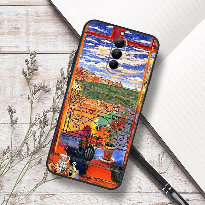 Matisse Oil Painting Case For ZTE Nubia Red Magic 7S 6S 7 Pro RedMagic 10 Air 8S 9S 10S 8 9 10 11 Pro Plus Funda