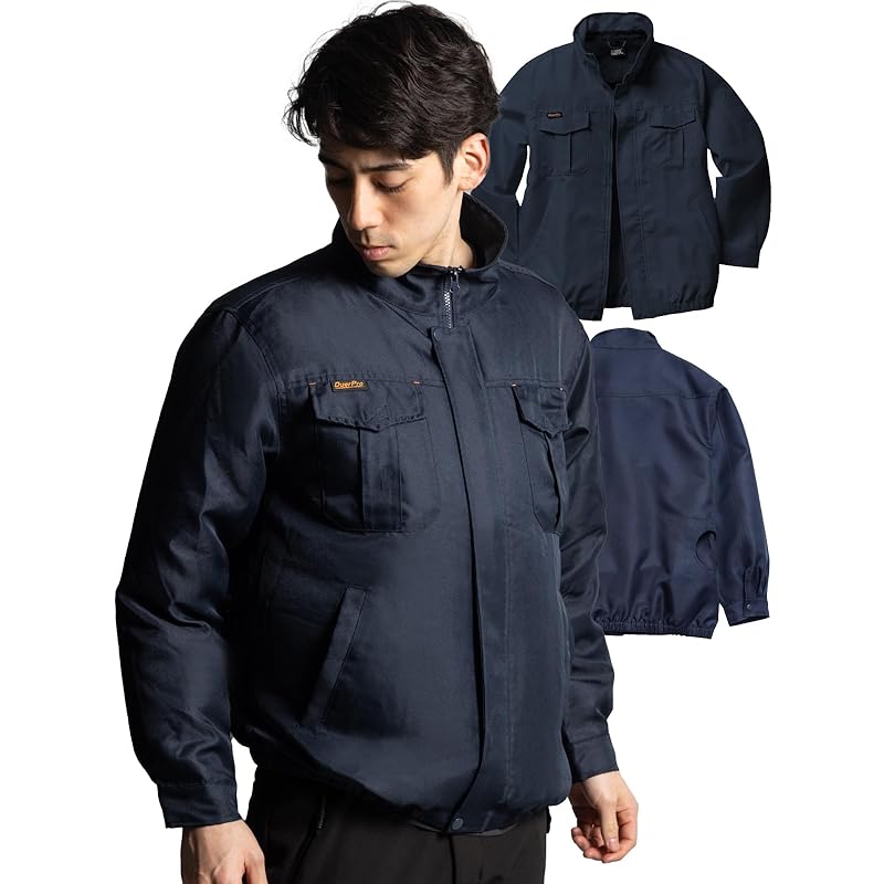 

[Duerfusa] air conditioning work clothes long sleeve clothes only Re-washing Navy/3L