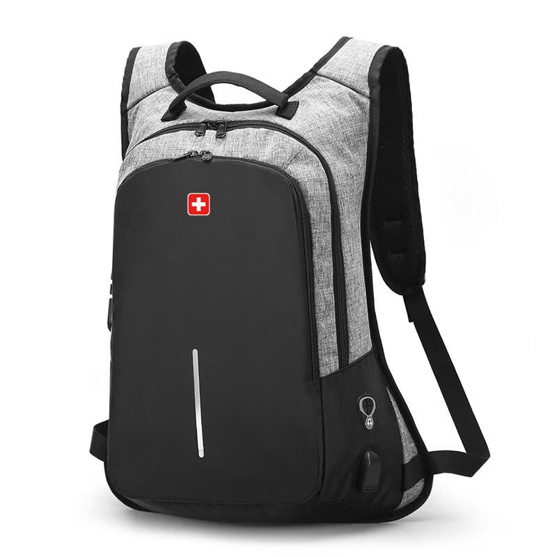 SWEGEAR+ Swiss 15.6-inch Anti-Theft Laptop Backpack with USB & Lock