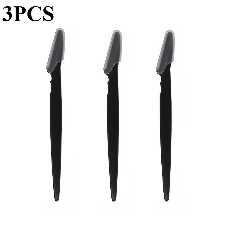3/30/40Pcs Eyebrow Trimmer Makeup Beauty Tools Safe Eye Brow Razor Face Body Hair Removal Shaver Blades Eyebrows Shaping Knife