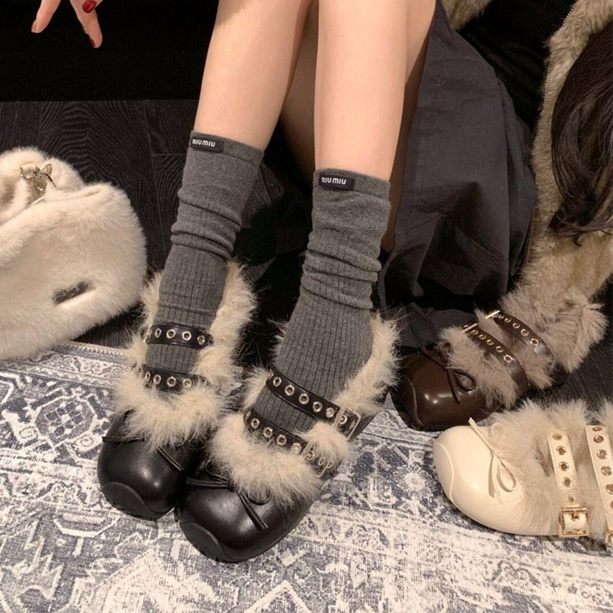 

Women s one foot stirrups large size soft elastic winter warm anti-cold padded snow boots non-slip wear outdoor leisure sports shoes cotton boots 40 чорний