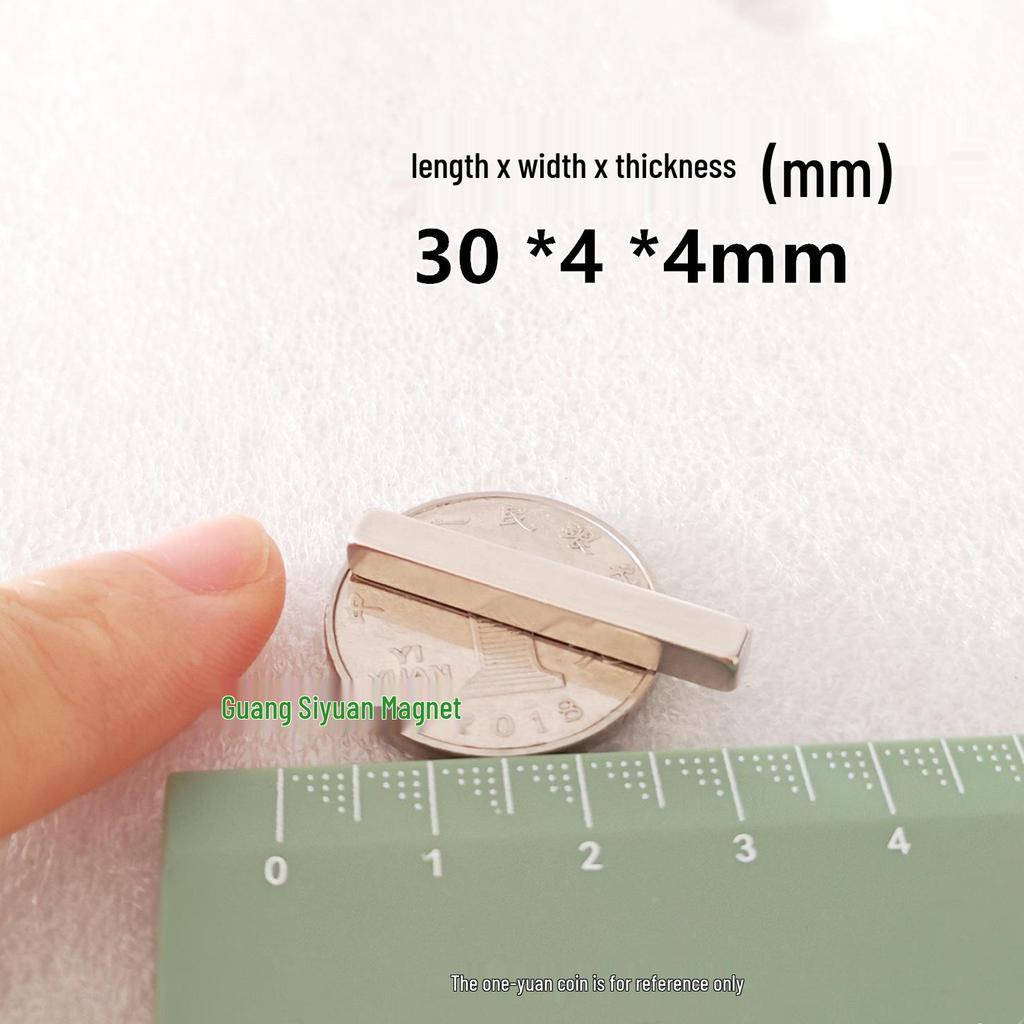 N52 Super Strong Neodymium Iron Boron Magnet, Rectangular 25x30x100mm, Permanent Magnetic Steel Sheet.