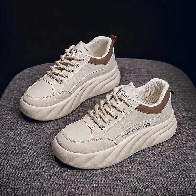 Brown Autumn-spring Size 42 Women Shoes Vulcanize Sneachers Donna Pink Women Sneakers Sports Best Selling Loafersy Sneekers