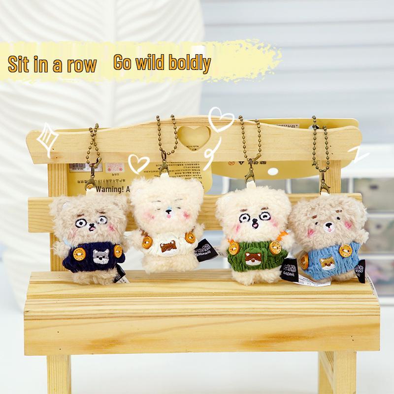 Bold Bear Plush Keychain & Coin Purse Charm - Go Wild Series