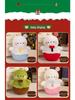 Cute Snowman & Santa Plush Christmas Ornaments - Holiday Decoration Gifts.