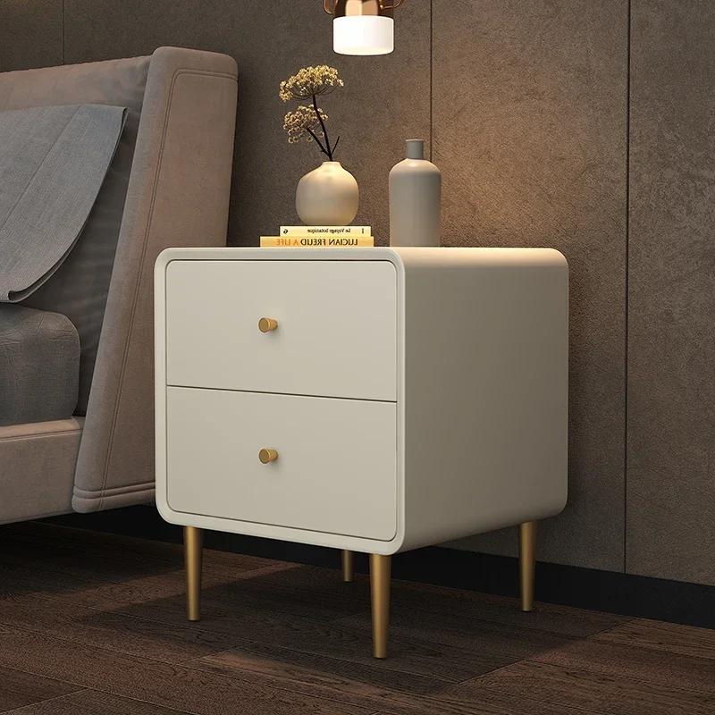 Storage Organizer Bedsides Table Drawers Unique Wood Italian Laden Desk Night Stands Trendy