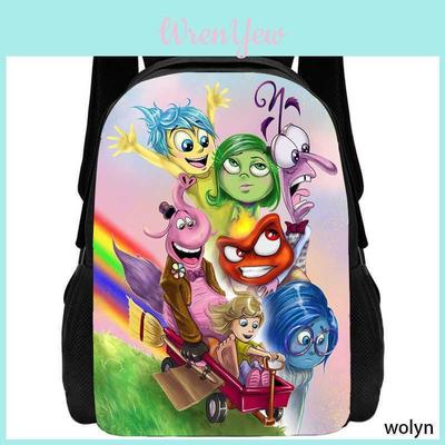 Inside Out 2 Anime Backpack For School And Travel With Storage Compartments