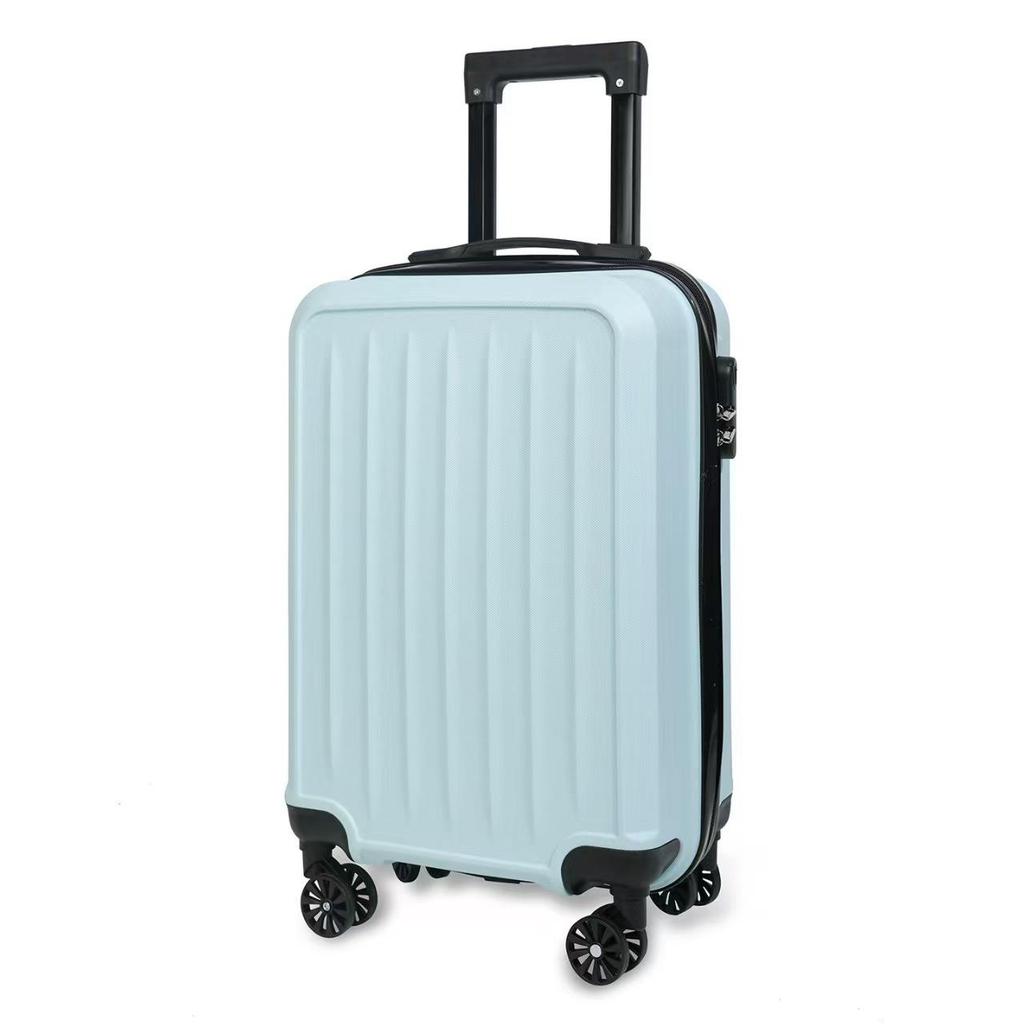 20-Inch Solid Color Suitcase with Logo Printing, Universal Wheels & Combination Lock