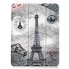 For iPad Air 11 (2025)/(2024) Tablet Case Pattern Printing Tri-Fold Stand Leather + TPU Cover with Pen Holder