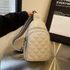 100% Genuine Cowhide Leather Women Multi Pockets Chest Bag Backpack Fashion Luxury Female Casual Travel Shoulder Crossbody Bags