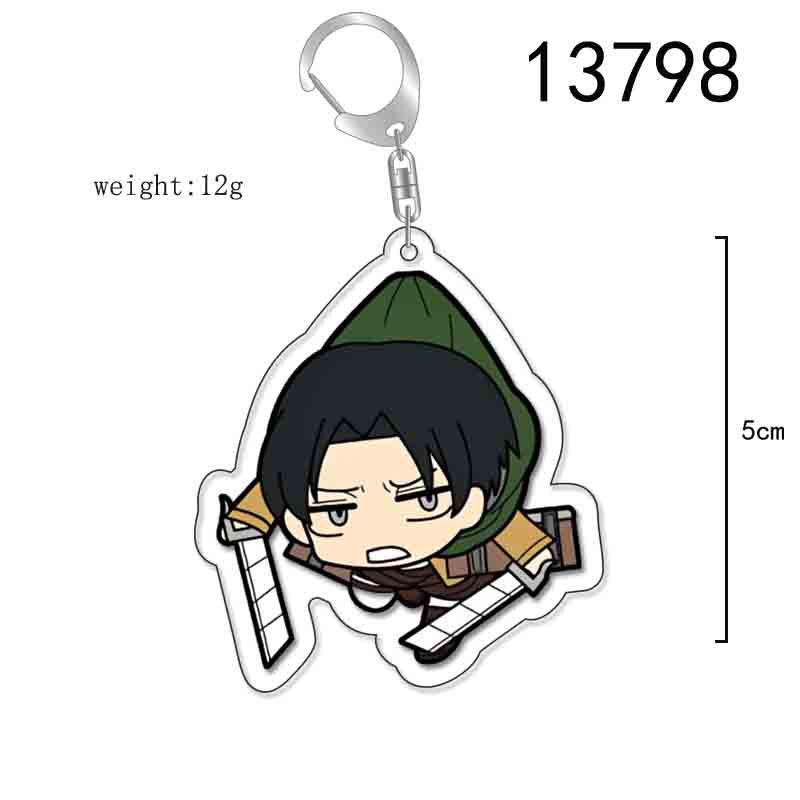 Attack On Titan Anime Acrylic Keychain Pendant - Creative Jewelry Gift
