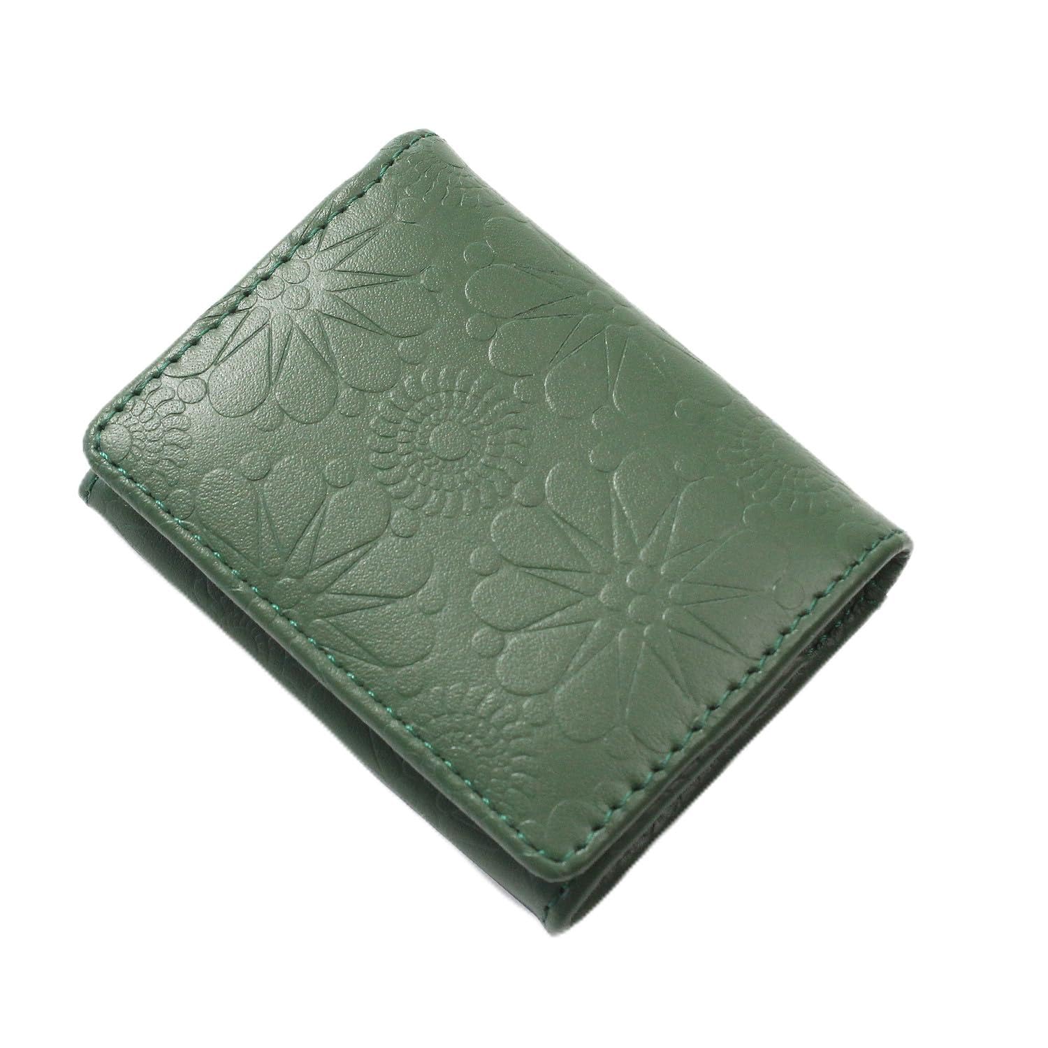 

Blanc Pomme Women s Genuine Cowhide Leather Coin Case, Stylish and Cute Compact Coin Purse, Green, bp-3022