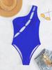 23-Year One-Piece Blue High-End Sexy Beach Swimsuit for Adults