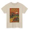 North Dakota Retro Comic T-Shirt: Vintage Prairie Pride Unisex Tee