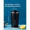 WORTHBUY Coffee Mug Stainless Steel Double Layer Insulated Coffee Cup Leak-proof Thermal Cup For Coffee Portable Cola Cup