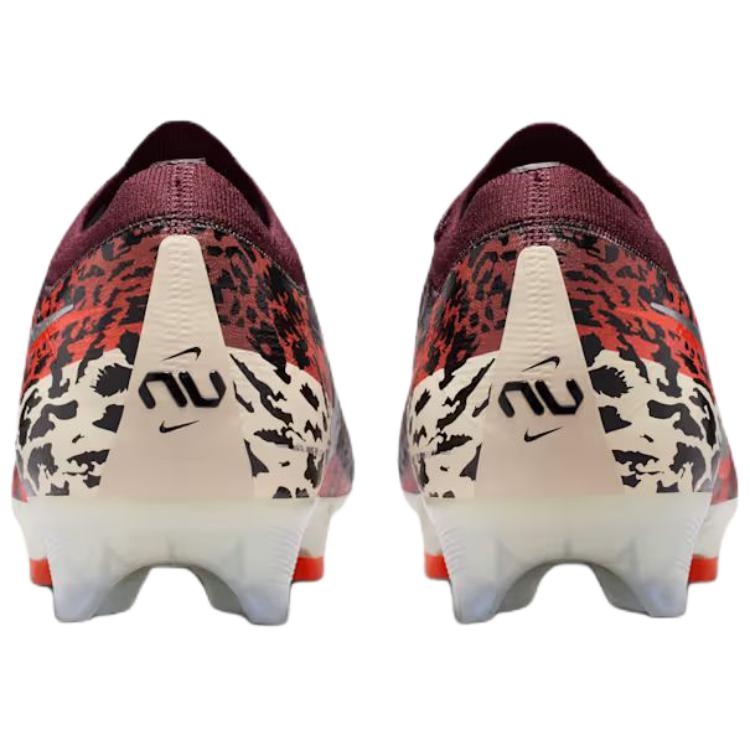 Nike United Mercurial Vapor 16 Elite FG Low Burgundy Crush University Red Fossil Metallic Silver Unisex Cleats IO8442-661