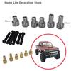 1 Set For 1/12 Modified Big Wheel Special Upgrade Parts MN82 MN82Pro MN82S Metal Car Shell Raise The Column Heighten Bracket