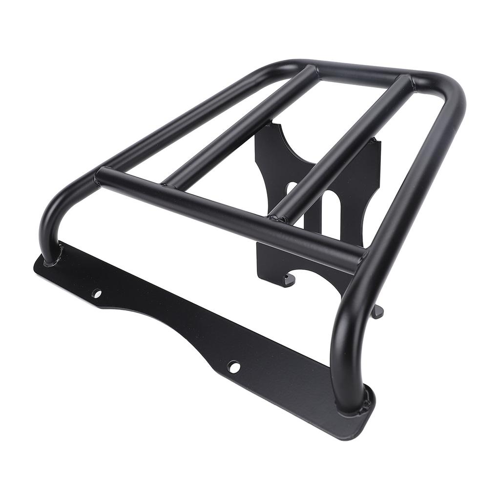 Motorcycle Rear Luggage Rack Carbon Steel Strong Load Bearing Ample Space Rear Cargo Carrier Rack Replacement for