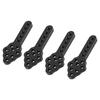 4pcsCelsiusset RC Car   Damper Mount Plate   Height for 1Celsius10 Crawler (Black)