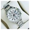 Casio EDIFICE series trend quartz movement stainless steel strap Japanese and Korean watch men's watch white dial EFV-580D-7AVU
