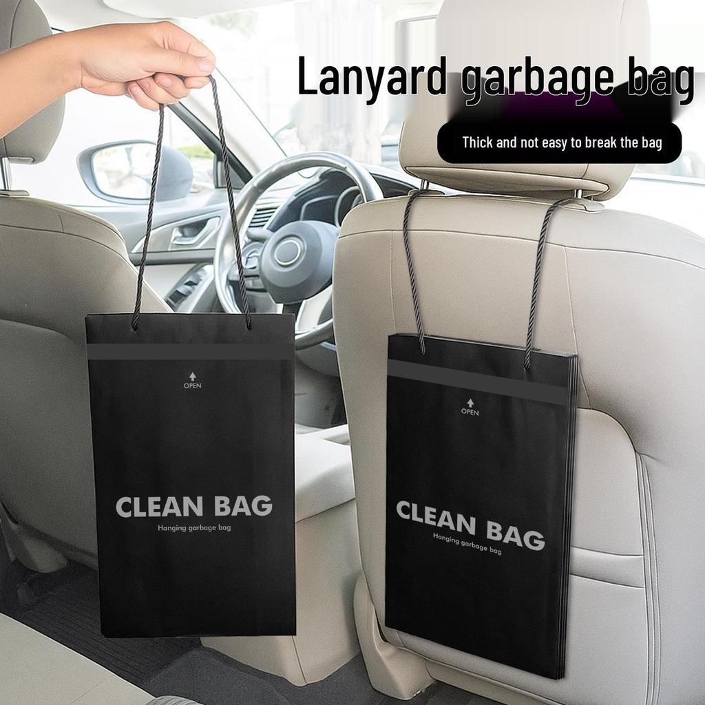 Premium Hanging Car Trash Bag for Interior Cleaning
