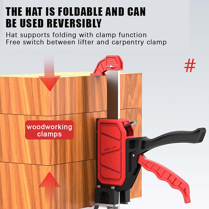 Hand Lifting Jack Tool Heavy Duty Labor Saving Furniture Jack Cabinet Jack Woodworking Tools Hand Jack Lift Tool