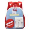 Kindergarten Schoolbag Girls Color Block Cartoon Rabbit Backpack Children's Backpack