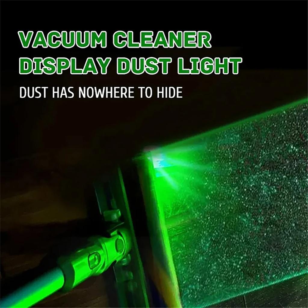 Wielofunkcyjna Lampa LED Wyświetlająca Kurz Przezroczyste Światło Wykrywające Kurz Materiał ABS Akcesoria do Odkurzacza Pasujące do Wszystkich Modeli