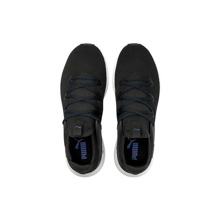 Puma Utility Comfortable Shock Absorbing Non-Slip Durable Low-Top Running Shoes Men Sneaker Black Blue 195162-04