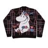 MOOMIN Unisex Adult In Love Checked 80th Cardigan