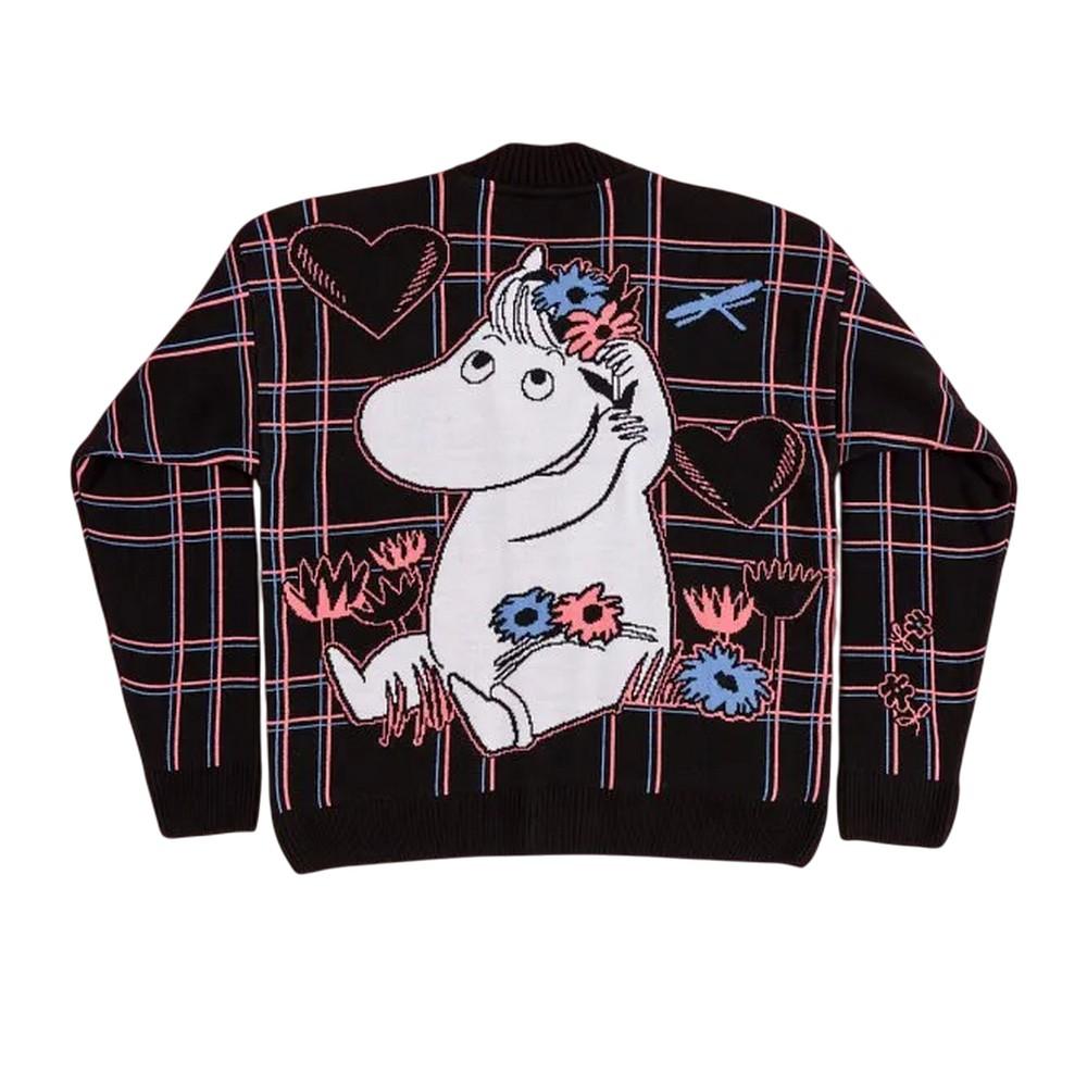 MOOMIN Unisex Adult In Love Checked 80th Cardigan