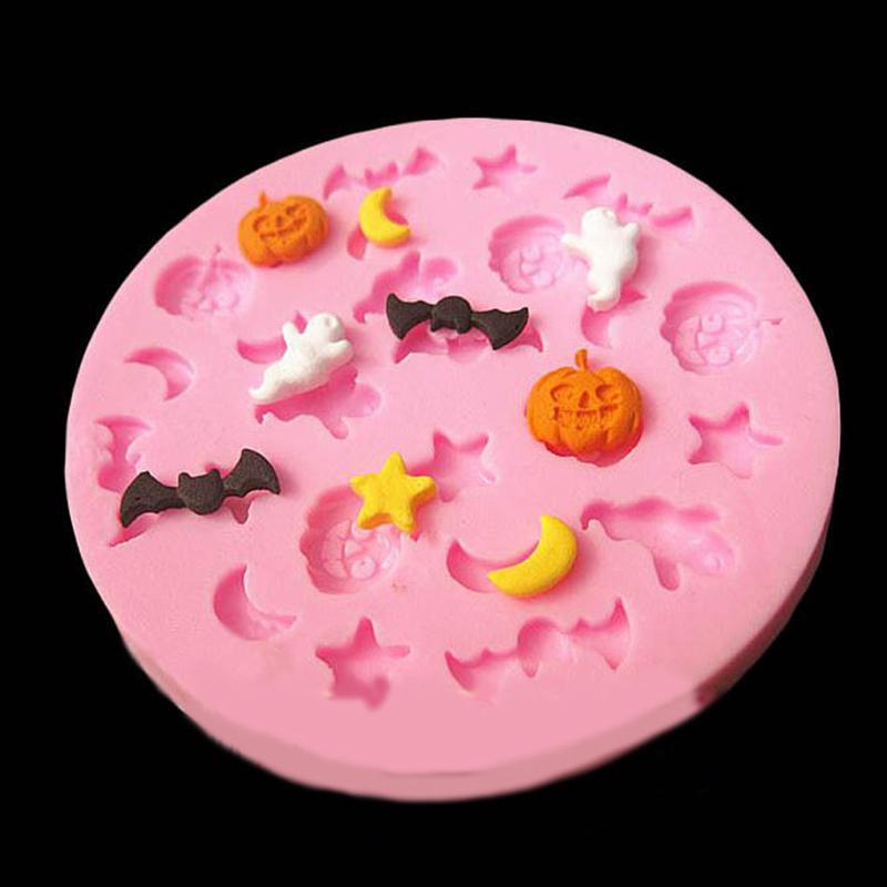Silicone Halloween Bat Fondant Cake Baking Chocolate Mould Gum Paste Decor